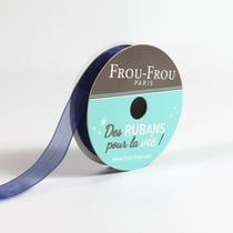 Bobinette Frou-Frou - 8 m x 9 mm - Organza - Navy