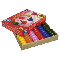 Lot de 42 crayons toupie couleurs