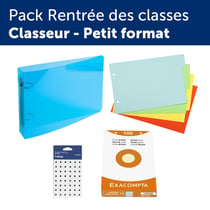 Pack Rentrée des classes - Classeur petit format