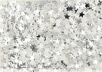 Sachet de paillettes étoiles argent 50 grammes