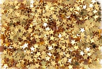 Sachet de paillettes étoiles or 50 grammes