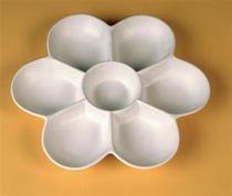 Palette plastique marguerite