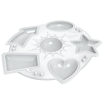 Palette ovale pour peinture - Color'peps - 6 godets - Plastique