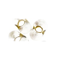 Perles rocailles papillon - or brillant 2x4 mm