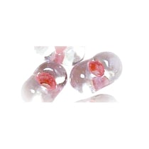 Perles rocailles papillon - rose chiffon 2x4 mm