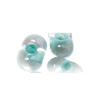 Perles rocailles papillon - vert menthe 2x4 mm