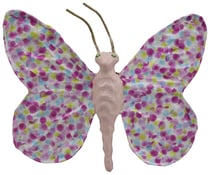 Papillon - papier mâché - 25 cm