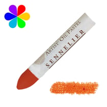 Pastel huile - Sennelier - orange de mars n°208