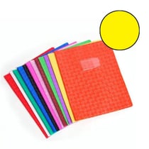Protège-cahier - 21x29,7 cm - motif losange - jaune