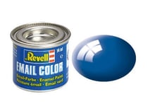 Pot de 14 ml de peinture pour maquette Email Color Revell - Bleu France Brillant 32152