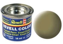 Pot de 14 ml de peinture pour maquette Email Color Revell - Jaune Olive Mat 32142