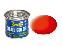 Pot de 14 ml de peinture pour maquette Email Color Revell - Orange Fluo Mat 32125