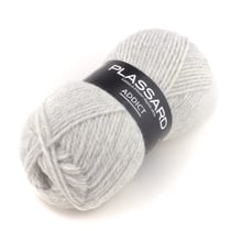 Pelote de fil à tricoter - Plassard - Addict - Gris clair 10