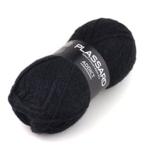 Pelote de fil à tricoter - Plassard - Addict - Noir 99