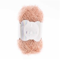 Pelote de fil à crocheter 100% polyester - Rico Design - Creative Bubble - Nude 032