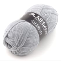 Caressima Gris n°10 - Plassard - Pelote de fil à tricoter