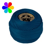Fil à broder DMC - Coton perlé n°8 - Bleu polaire foncé 311