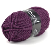 Datcha Aubergine - Plassard - Pelote de fil à tricoter