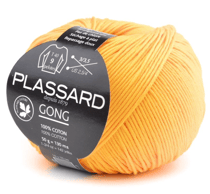 Gong Jaune soleil n°993 - Plassard - Pelote de fil à tricoter