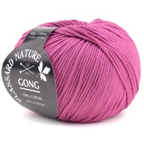 Pelote de fil à tricoter 100% coton - Plassard - Gong - Violine 27