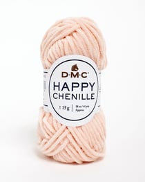 Pelote de fil à crocheter 100% polyester - DMC - Happy Chenille - Rose 15