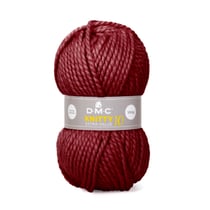 Pelote de fil à tricoter 100% acrylique - DMC - Knitty 10 - Prune 841
