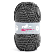Pelote de fil à tricoter 100% acrylique - DMC - Knitty 4 - Gris 790