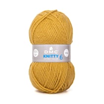 Pelote de fil à tricoter DMC - Moutarde 670 - Knitty 6