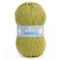 Pelote de fil à tricoter 100% acrylique - DMC - Knitty 6 - Anis 785