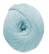 Pelote de fil à tricoter 100% coton - DMC - Natura - Glacier N87