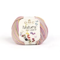 Pelote de fil à tricoter 100% coton - DMC - Natura Multico - Barley sugar M904