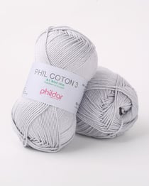 Phil Coton 3 Galet - Phildar - Pelote de fil à tricoter
