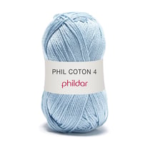 Phil Coton 4 Azur - Phildar - Pelote de fil à tricoter