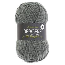 100% recyclé 4 zinc - Bergère de France - Pelote grise