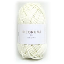Pelote de fil à crocheter 100% coton - Rico Design - Ricorumi - Crème 002