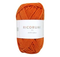 Pelote de fil à crocheter 100% coton - Rico Design - Ricorumi - Smokey orange 024