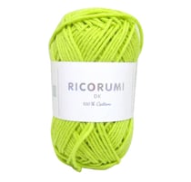 Pelote de fil à crocheter 100% coton - Rico Design - Ricorumi - Vert clair 046