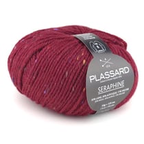 Pelote de fil à tricoter - Plassard - Séraphine - Rouge 60