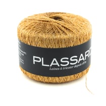 Pelote de fil à tricoter Plassard - Sidéral - Doré 49