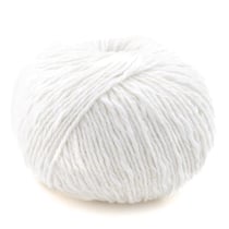 Vegetal - Blanc 01 - Plassard - Pelote de fil à tricoter