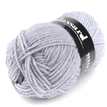 Pelote de fil à tricoter - Plassard - Week-end - Gris clair 1400