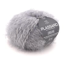 Pelote de fil à tricoter - Plassard - Zibeline - Gris clair 11