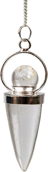 Pendule Cône poli Cristal