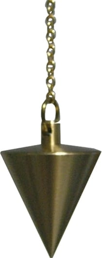 Pendule des Guérisseurs en Laiton Poli Doré
