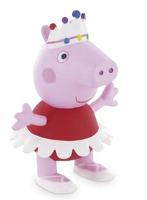 Figurine peppa pig danse - peppa pig - 7 cm