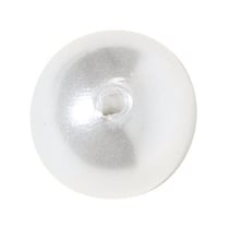 Lot de 170 perles nacrées - Blanc - 6 mm Ø