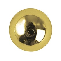 Lot de 240 perles - Or - 2,5 mm Ø