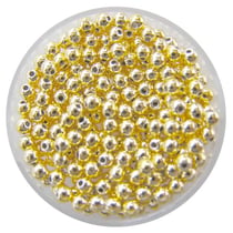 Lot de 26 perles - Or - 8 mm Ø 