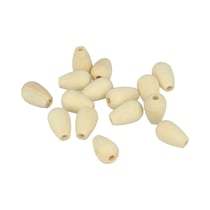 25 perles «goutte» en bois - 17,7 x 12mm - Lucy