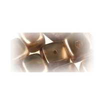 Perle Verre Cube Taupe Perle Verre Cube Taupe